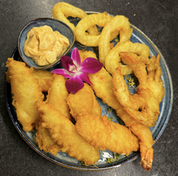 MIX owoców morza w tempurze